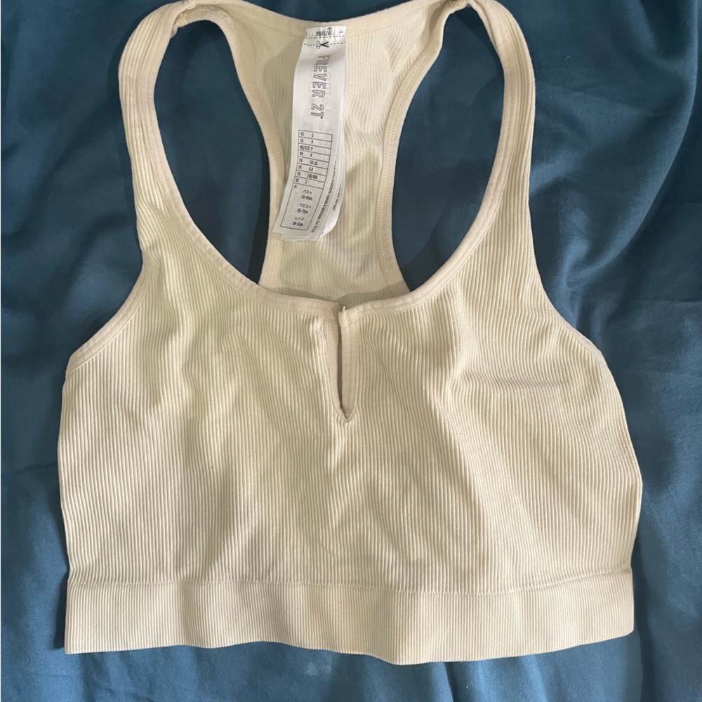Forever 21 workout cropped tank
